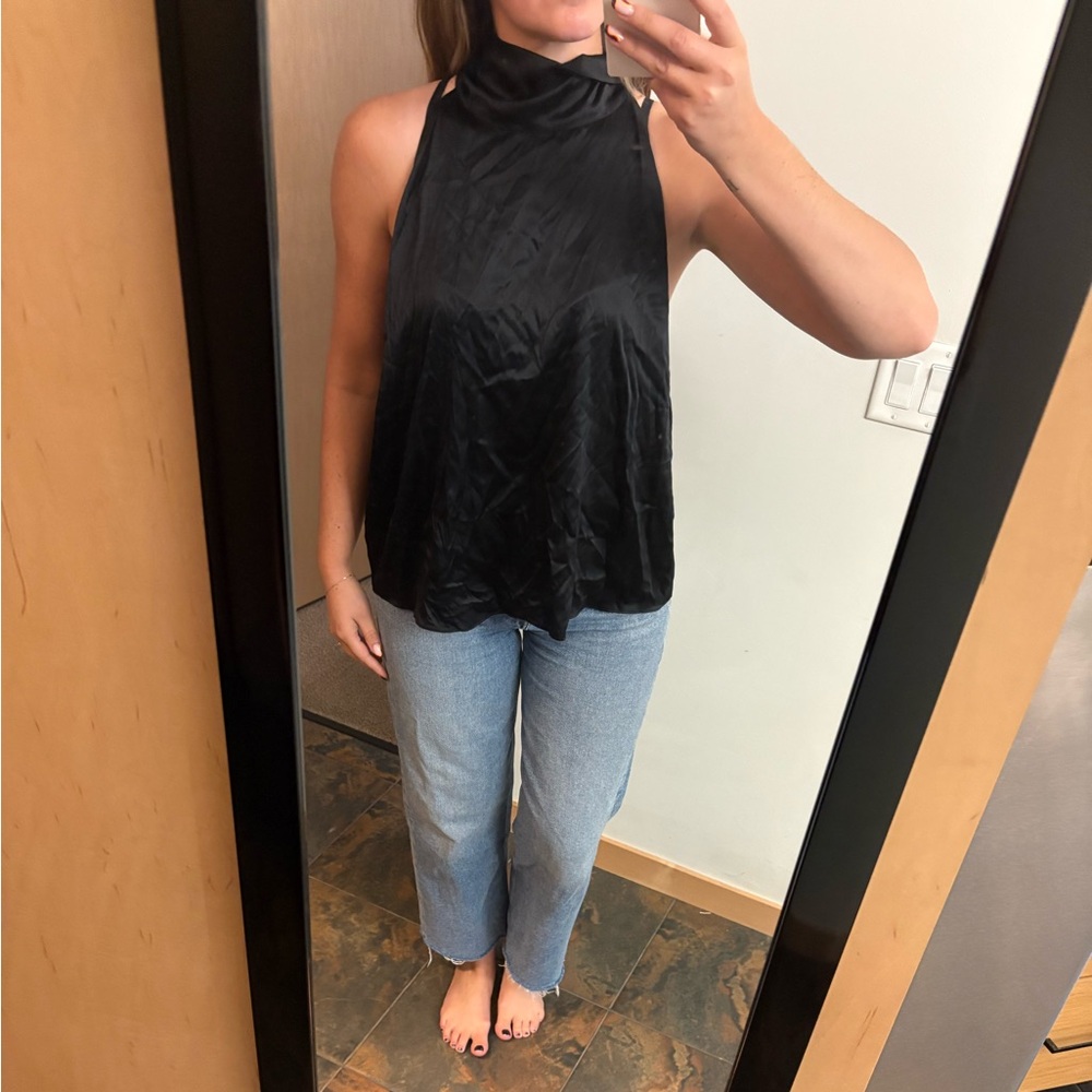 Generation Love |Kaylee Black Halter Blouse